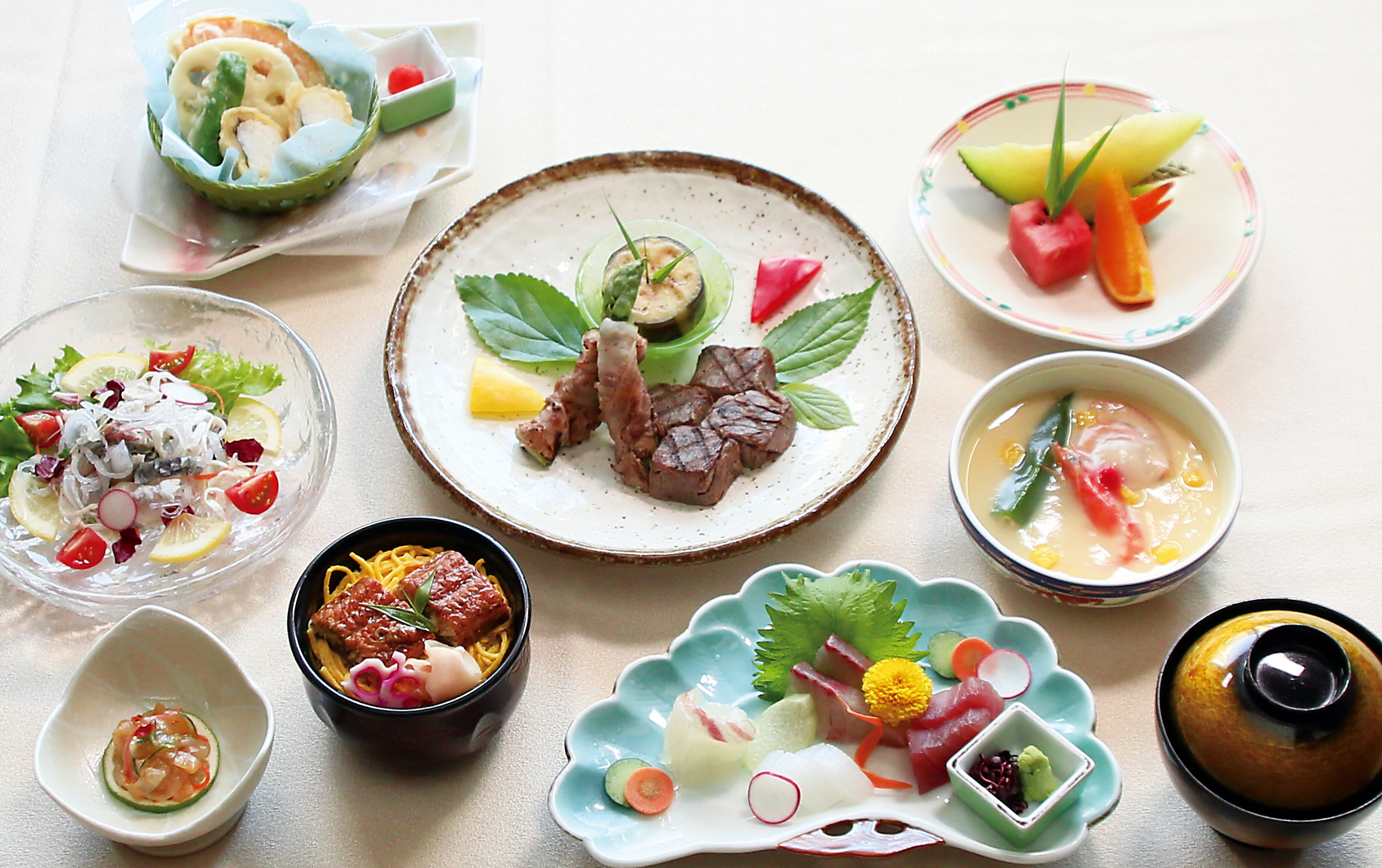 夏の宴会プラン『日本料理』コース